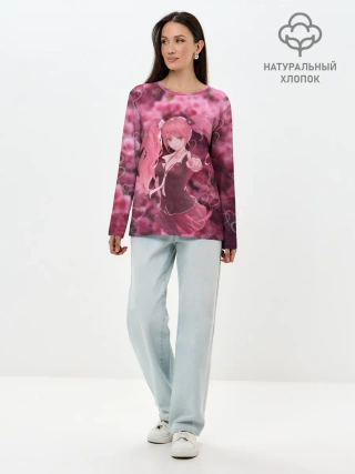 Лонгслив женский. Хлопок / Джунко Эношима