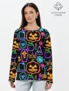 Лонгслив женский. Хлопок / Halloween