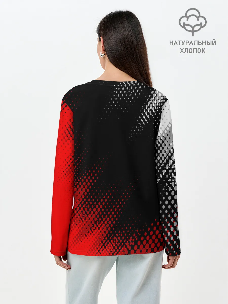 Лонгслив женский. Хлопок / YAMAHA MOTOR / Ямаха