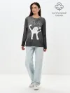 Лонгслив женский. Хлопок / ЪУЪ СЪУКА