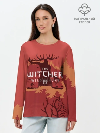 Лонгслив женский. Хлопок / ВЕДЬМАК