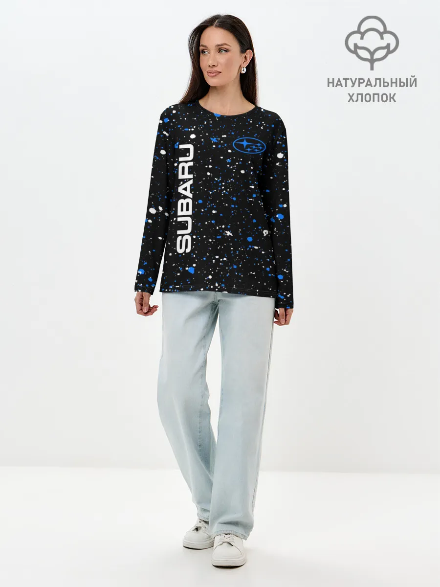 Лонгслив женский. Хлопок / SUBARU / Субару