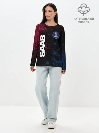 Лонгслив женский. Хлопок / SAAB / Сааб