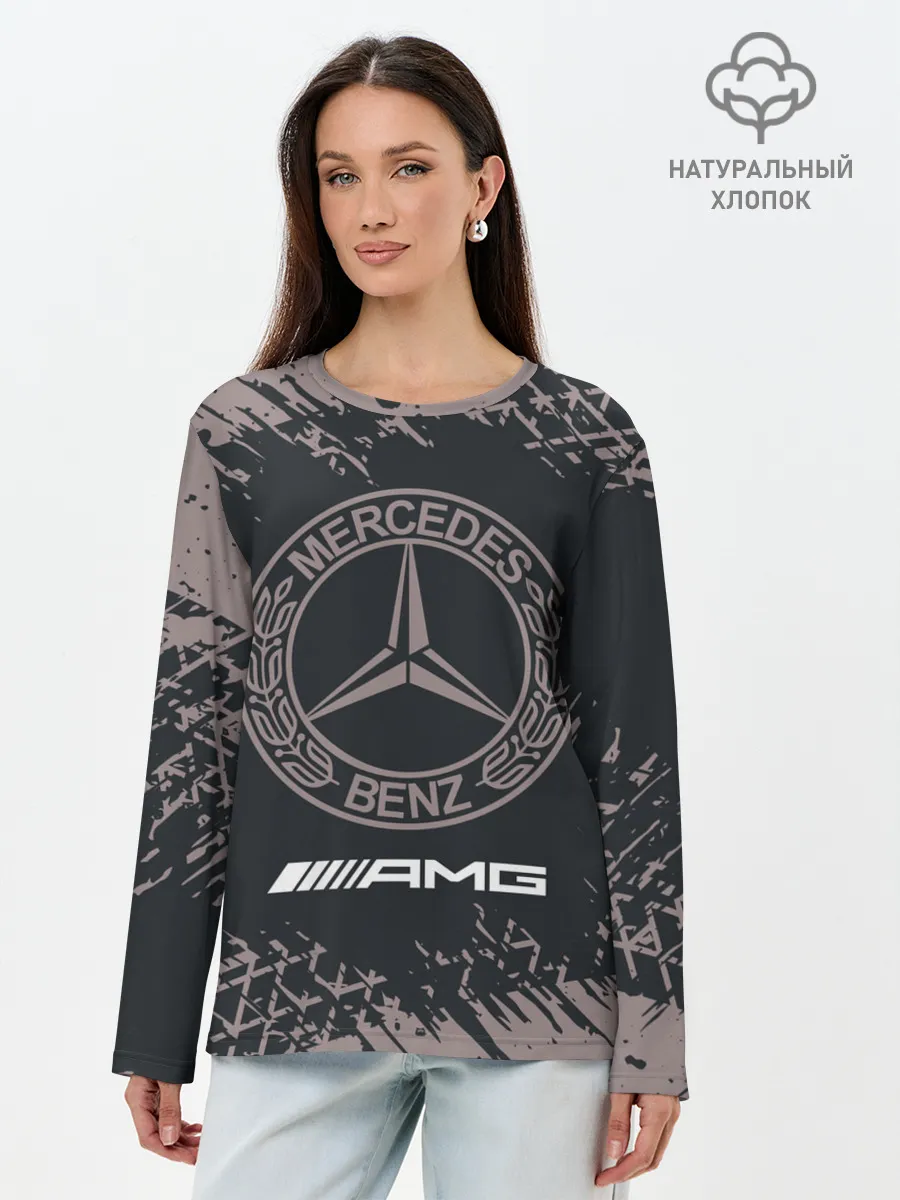 Лонгслив женский. Хлопок / MERCEDES / Мерседес