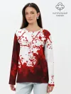 Лонгслив женский. Хлопок / HALLOWEEN BLOOD