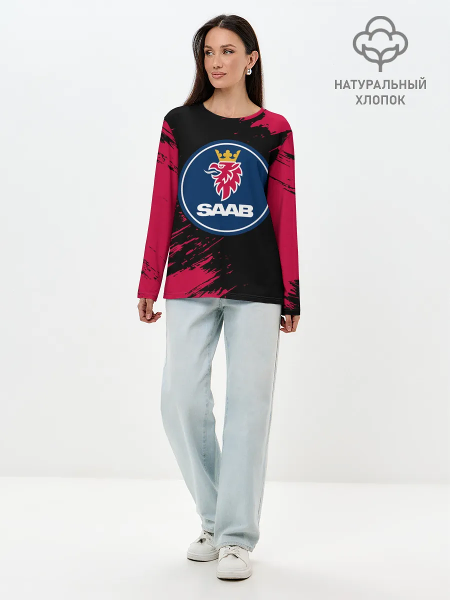 Лонгслив женский. Хлопок / SAAB / Сааб