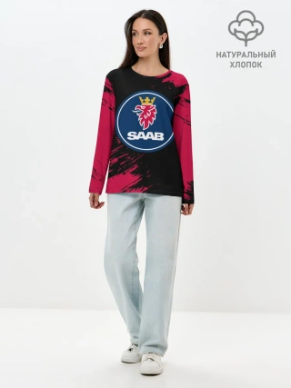Лонгслив женский. Хлопок / SAAB / Сааб