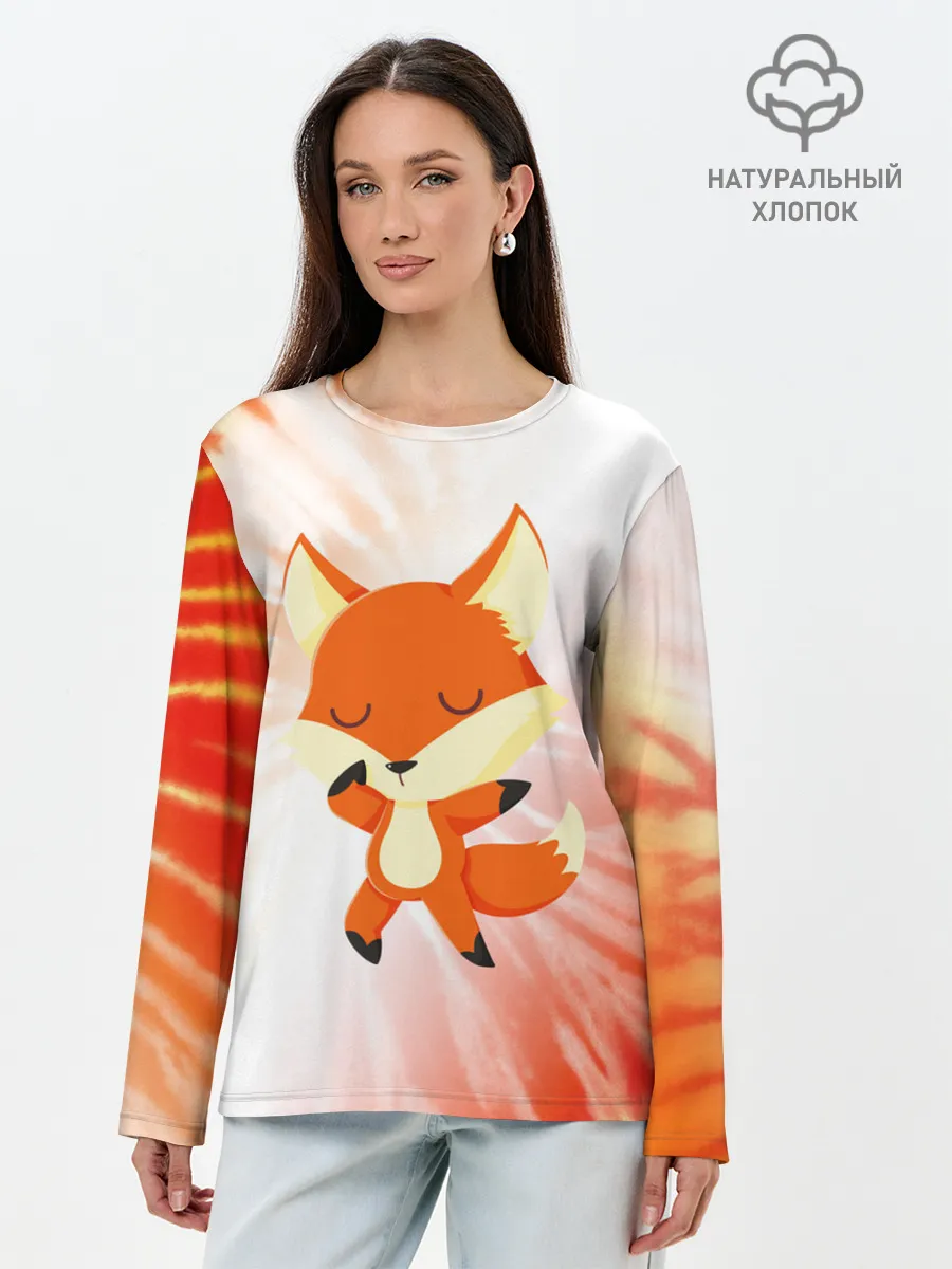 Лонгслив женский. Хлопок / ЛИСИЧКА / FOXY