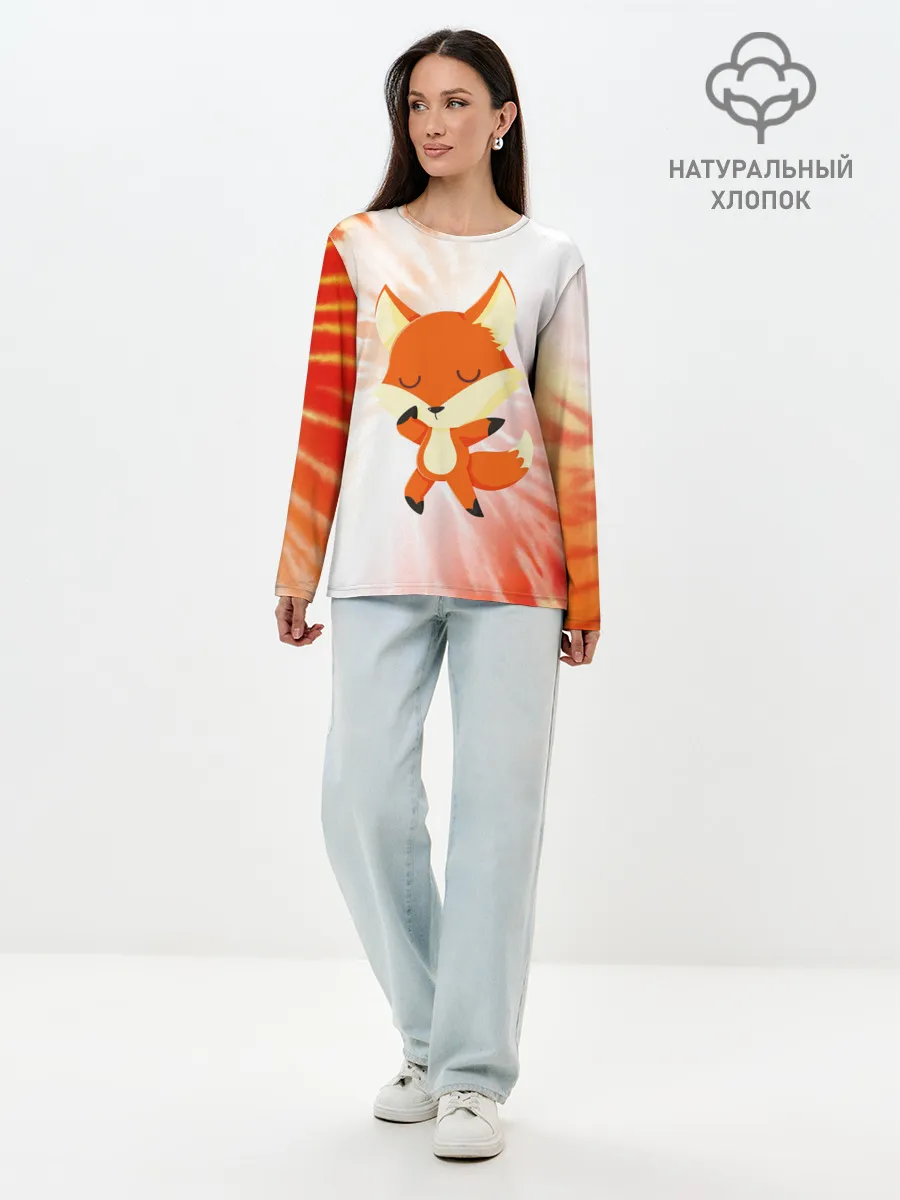 Лонгслив женский. Хлопок / ЛИСИЧКА / FOXY