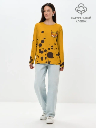 Лонгслив женский. Хлопок / FOX