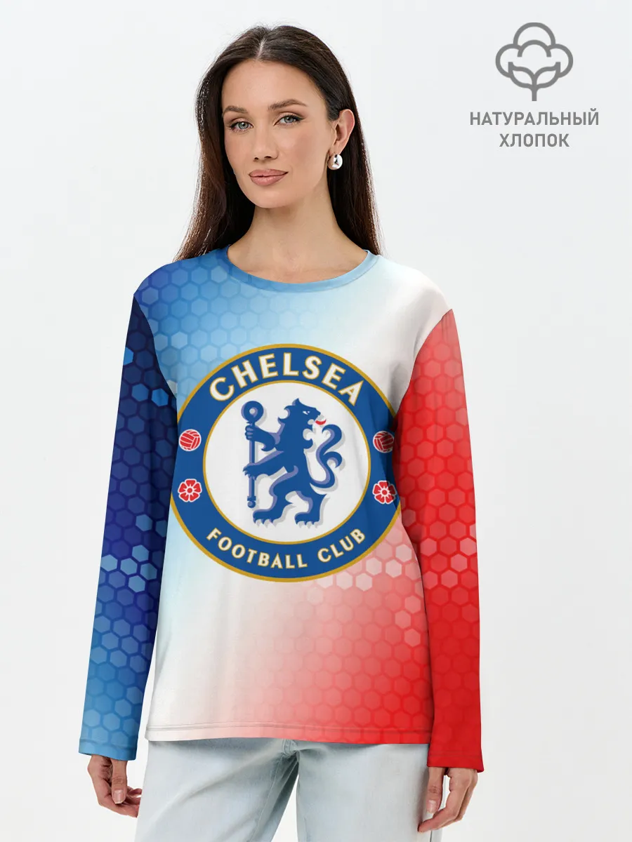 Лонгслив женский. Хлопок / CHELSEA F.C. / ЧЕЛСИ