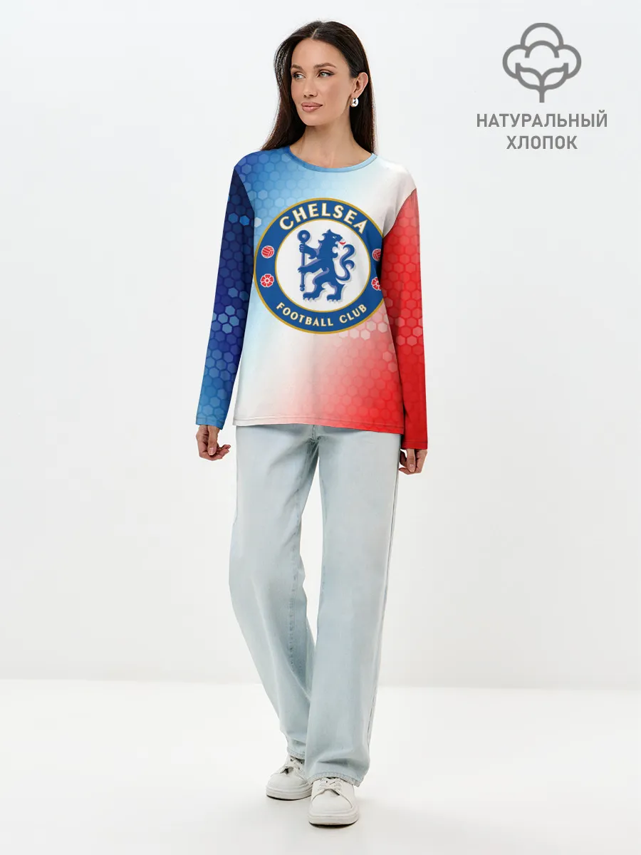 Лонгслив женский. Хлопок / CHELSEA F.C. / ЧЕЛСИ