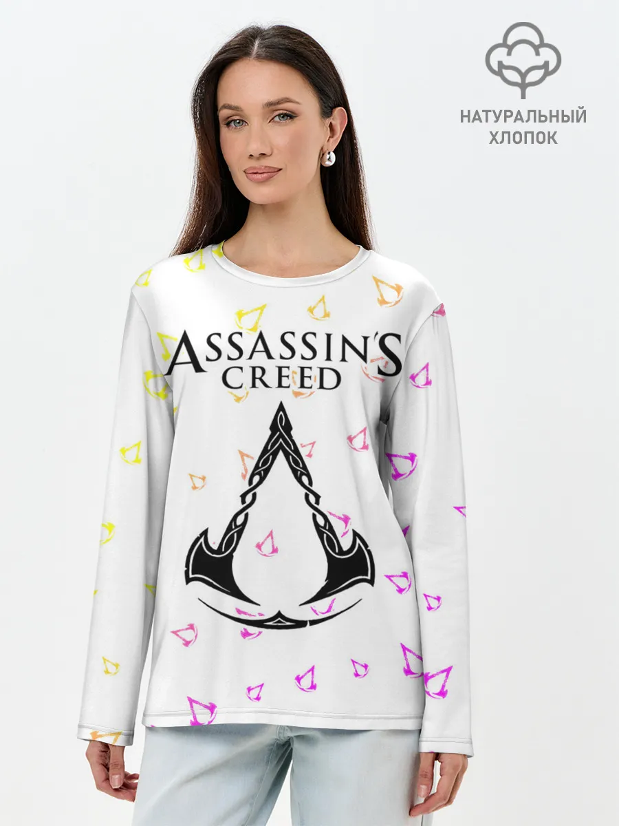 Лонгслив женский. Хлопок / ASSASSIN’S CREED VALHALLA