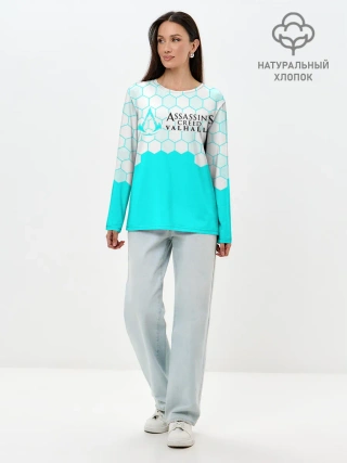 Лонгслив женский. Хлопок / ASSASSIN’S CREED VALHALLA