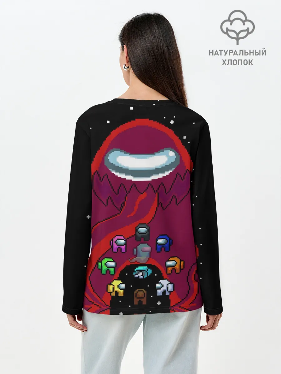 Лонгслив женский. Хлопок / Impostor Monster