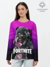 Лонгслив женский. Хлопок / Фортнайт