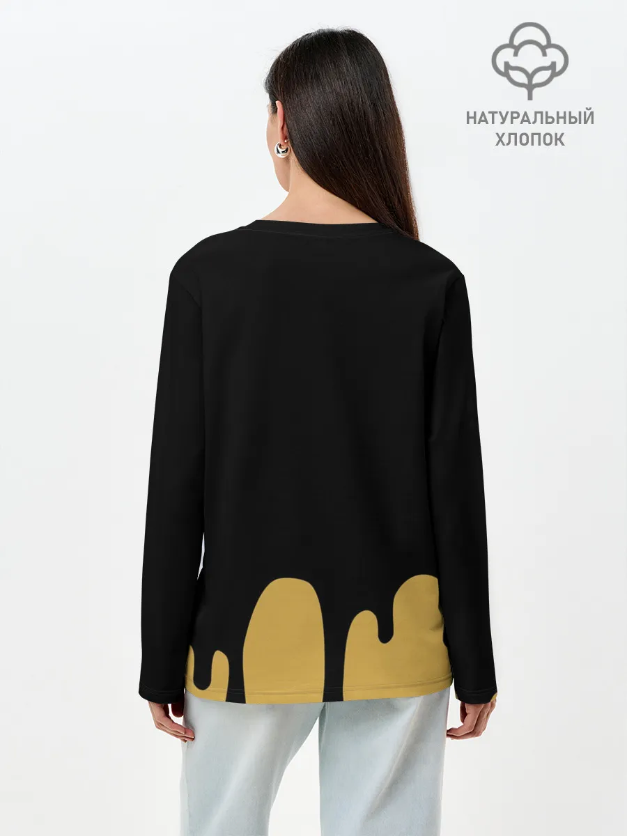 Лонгслив женский. Хлопок / Bendy And The Ink Machine