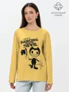 Лонгслив женский. Хлопок / Bendy And The Ink Machine