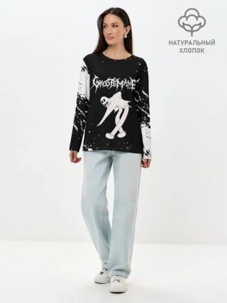 Лонгслив женский. Хлопок / GHOSTEMANE