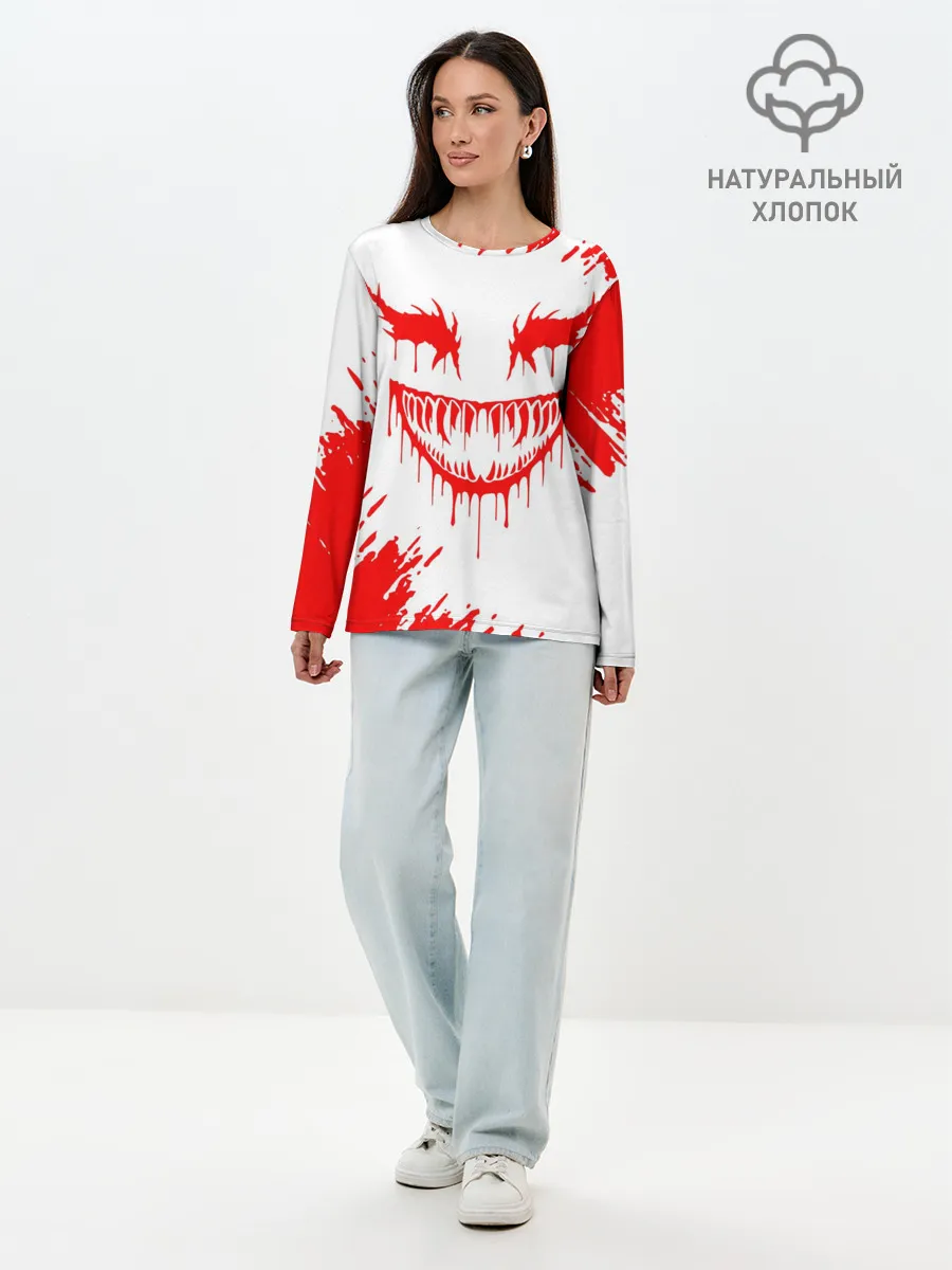 Лонгслив женский. Хлопок / GHOSTEMANE