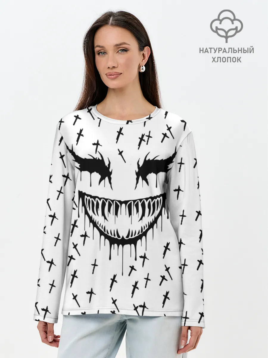 Лонгслив женский. Хлопок / GHOSTEMANE