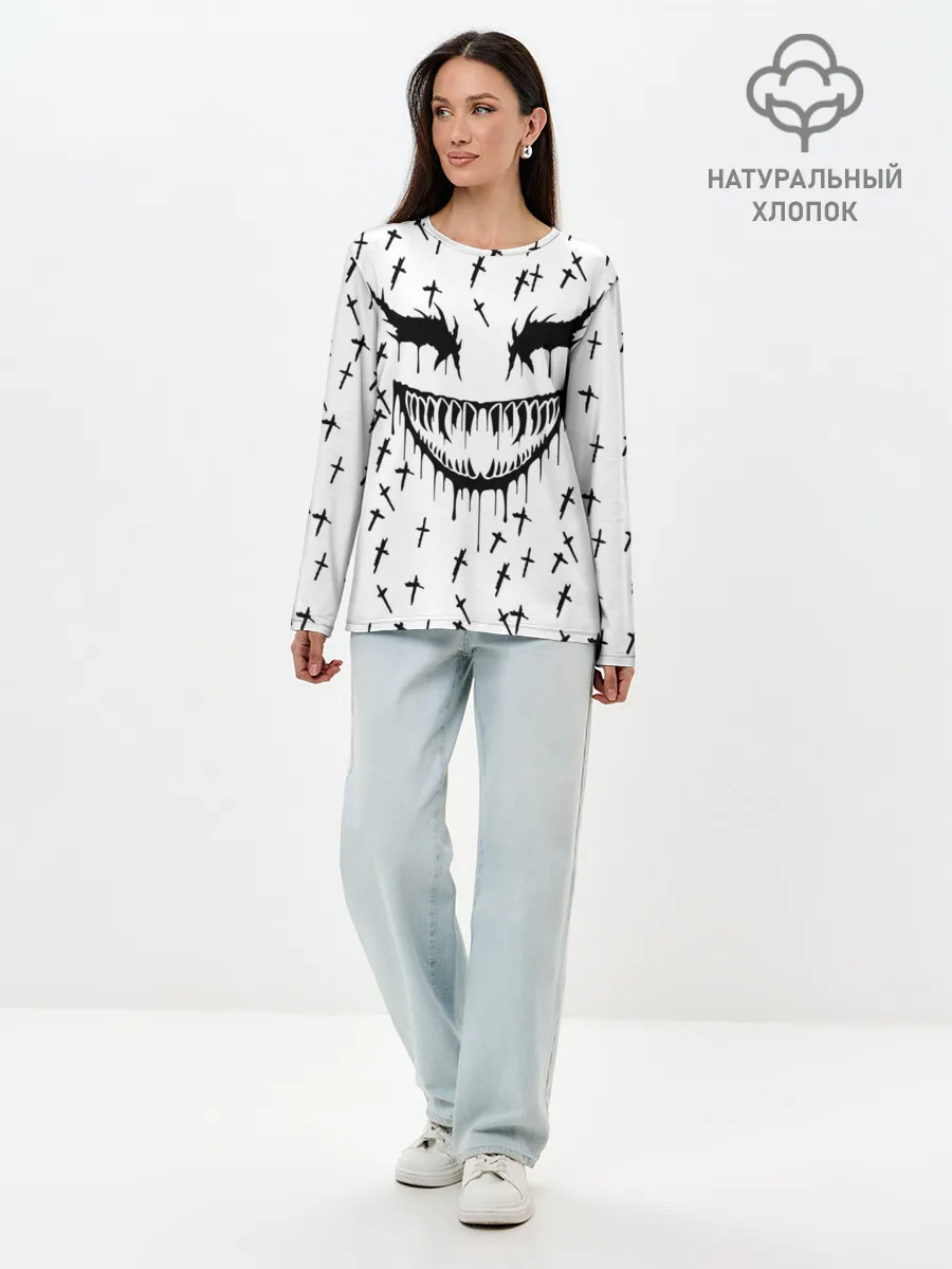 Лонгслив женский. Хлопок / GHOSTEMANE