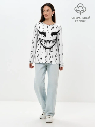 Лонгслив женский. Хлопок / GHOSTEMANE