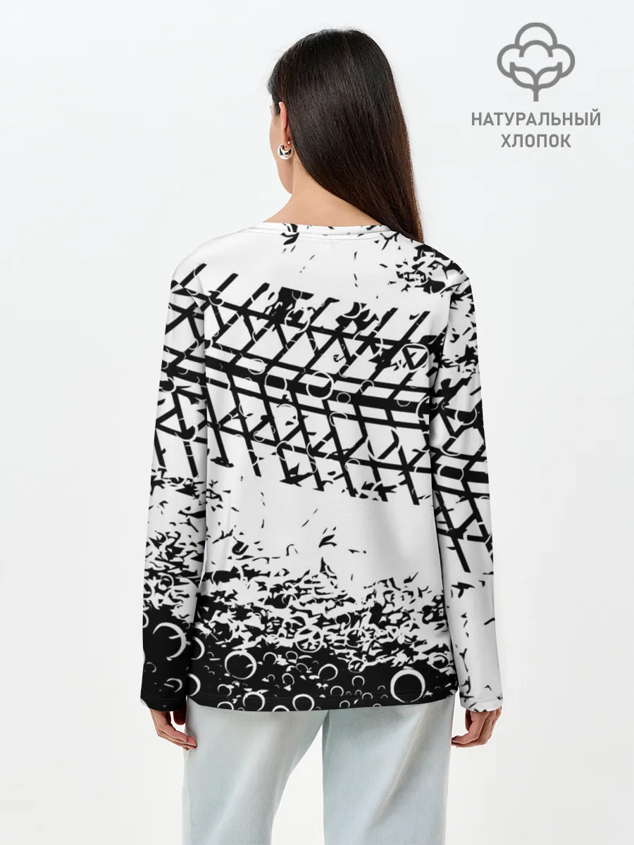 Лонгслив женский. Хлопок / BMW.