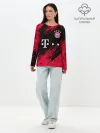 Лонгслив женский. Хлопок / BAYERN MUNCHEN / БАВАРИЯ.