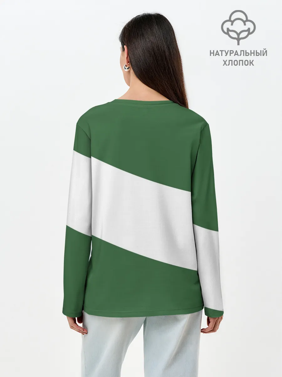 Лонгслив женский. Хлопок / Бостон Селтикс