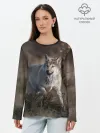 Лонгслив женский. Хлопок / WOLF