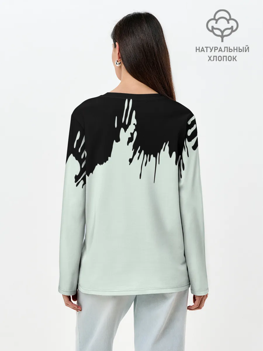 Лонгслив женский. Хлопок / DEATH STRANDING