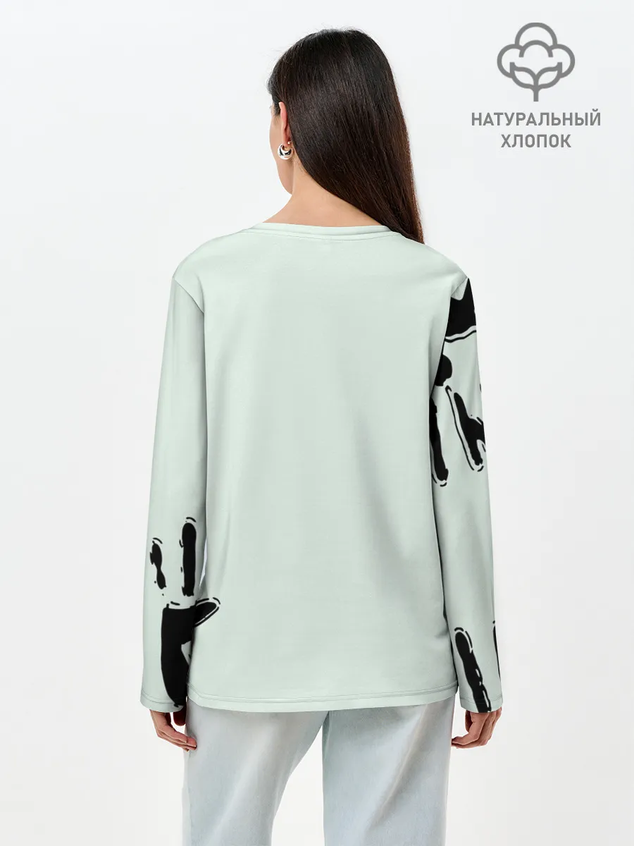 Лонгслив женский. Хлопок / DEATH STRANDING