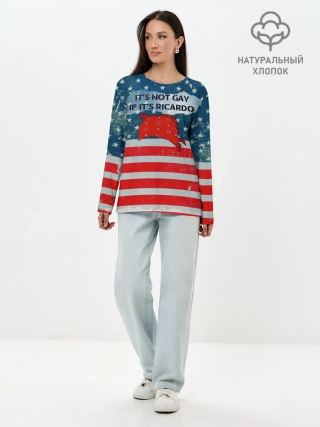 Лонгслив женский. Хлопок / Its Ricardo