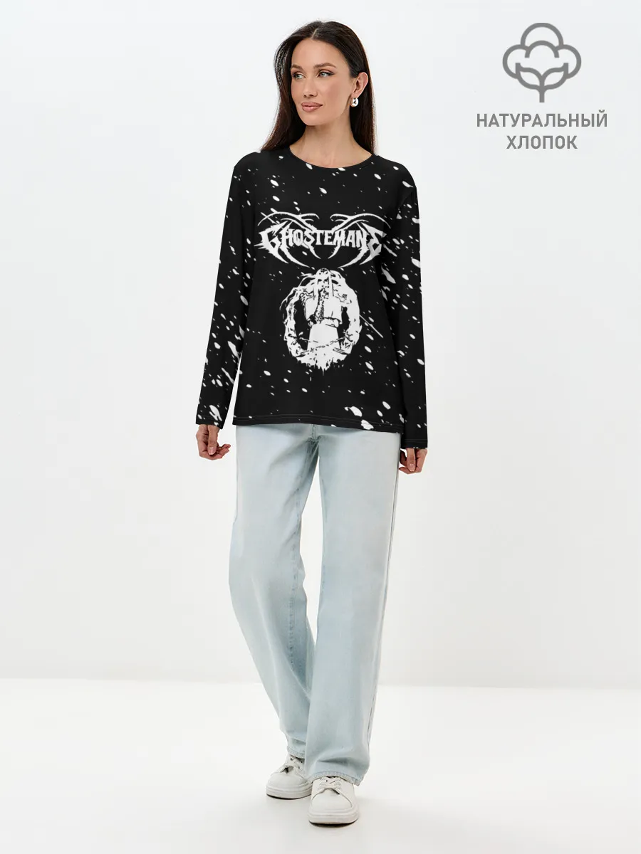 Лонгслив женский. Хлопок / GHOSTEMANE