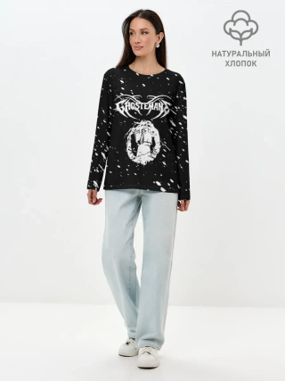 Лонгслив женский. Хлопок / GHOSTEMANE