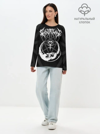 Лонгслив женский. Хлопок / GHOSTEMANE