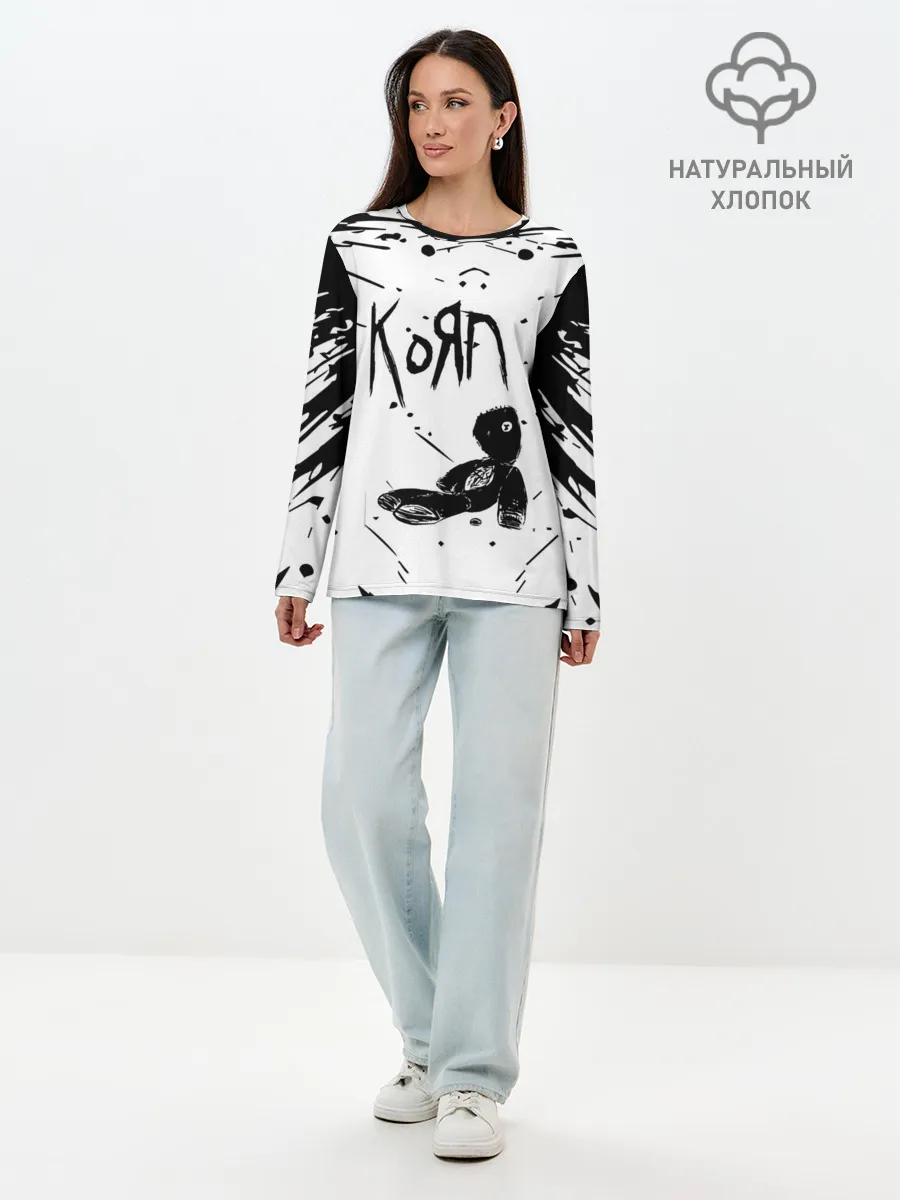 Лонгслив женский. Хлопок / korn