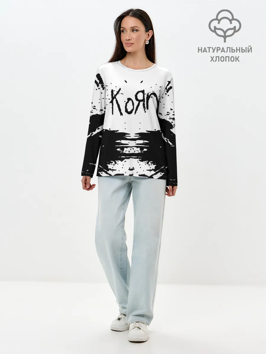 Лонгслив женский. Хлопок / korn