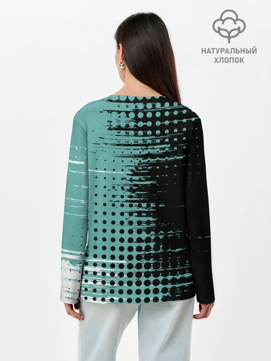 Лонгслив женский. Хлопок / Liverpool / Ливерпуль.