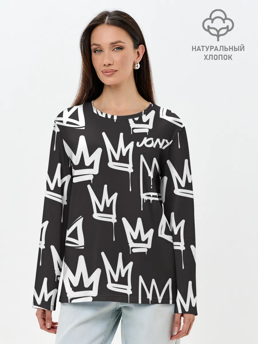 Лонгслив женский. Хлопок / Jony
