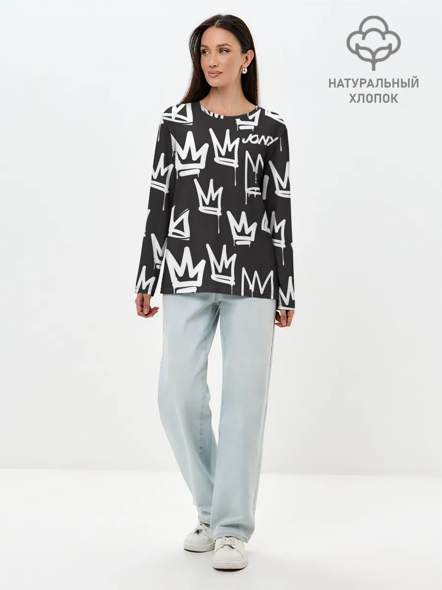Лонгслив женский. Хлопок / Jony