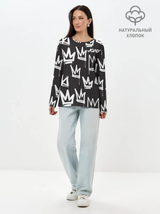 Лонгслив женский. Хлопок / Jony