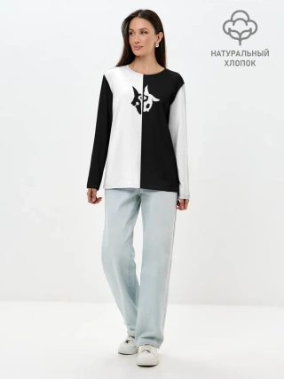 Лонгслив женский. Хлопок / Kindred