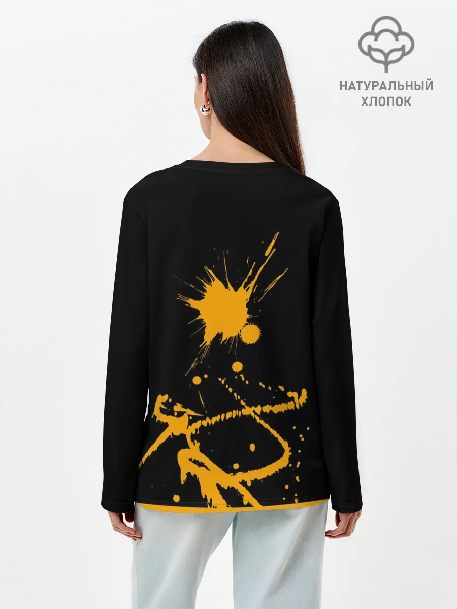 Лонгслив женский. Хлопок / Ramil