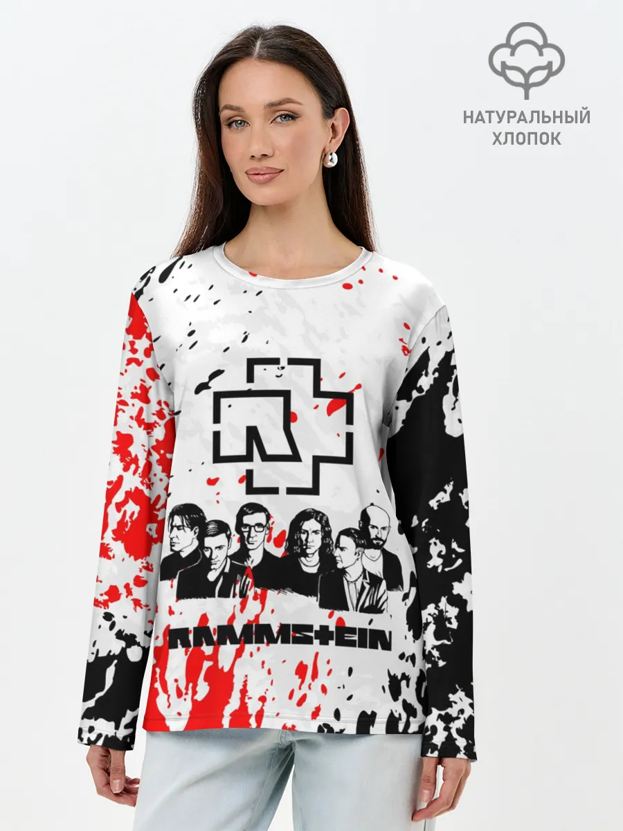 Лонгслив женский. Хлопок / RAMMSTEIN