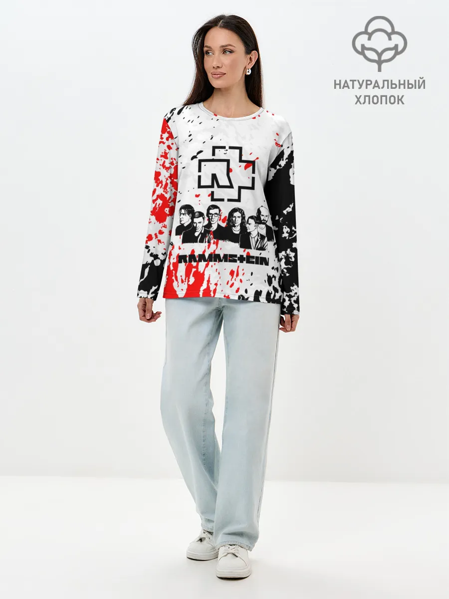 Лонгслив женский. Хлопок / RAMMSTEIN