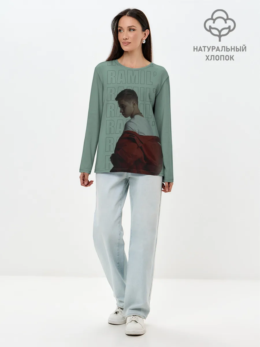 Лонгслив женский. Хлопок / ramil