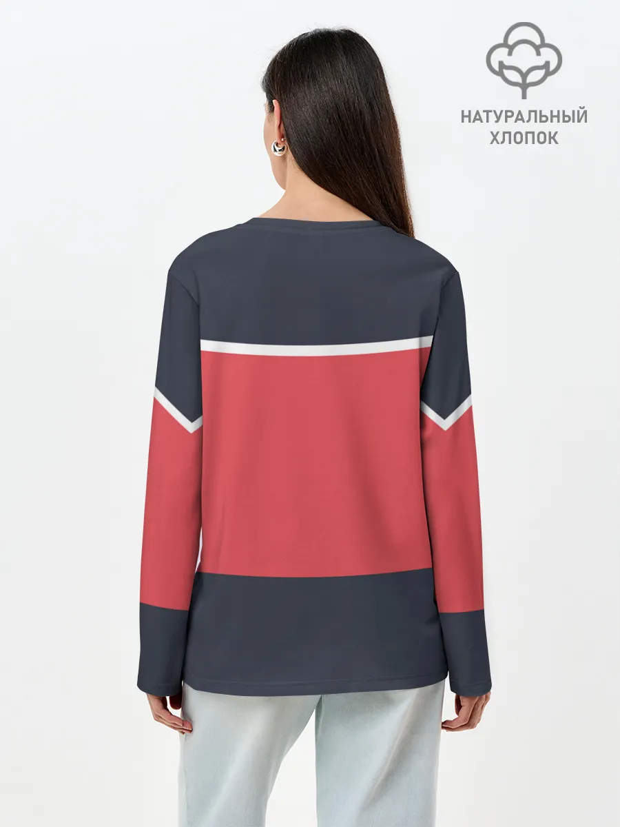 Лонгслив женский. Хлопок / Звездный костюм № 1