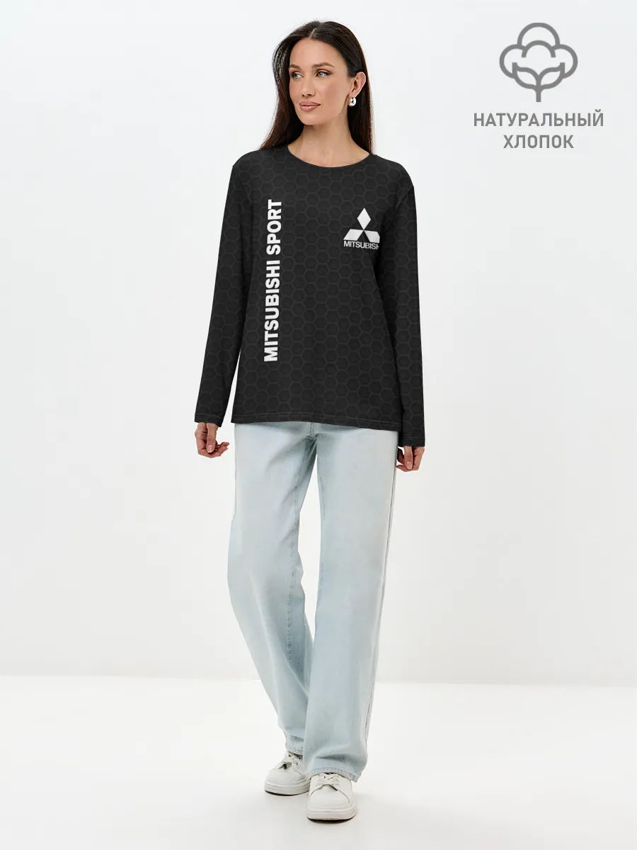 Лонгслив женский. Хлопок / MITSUBISHI